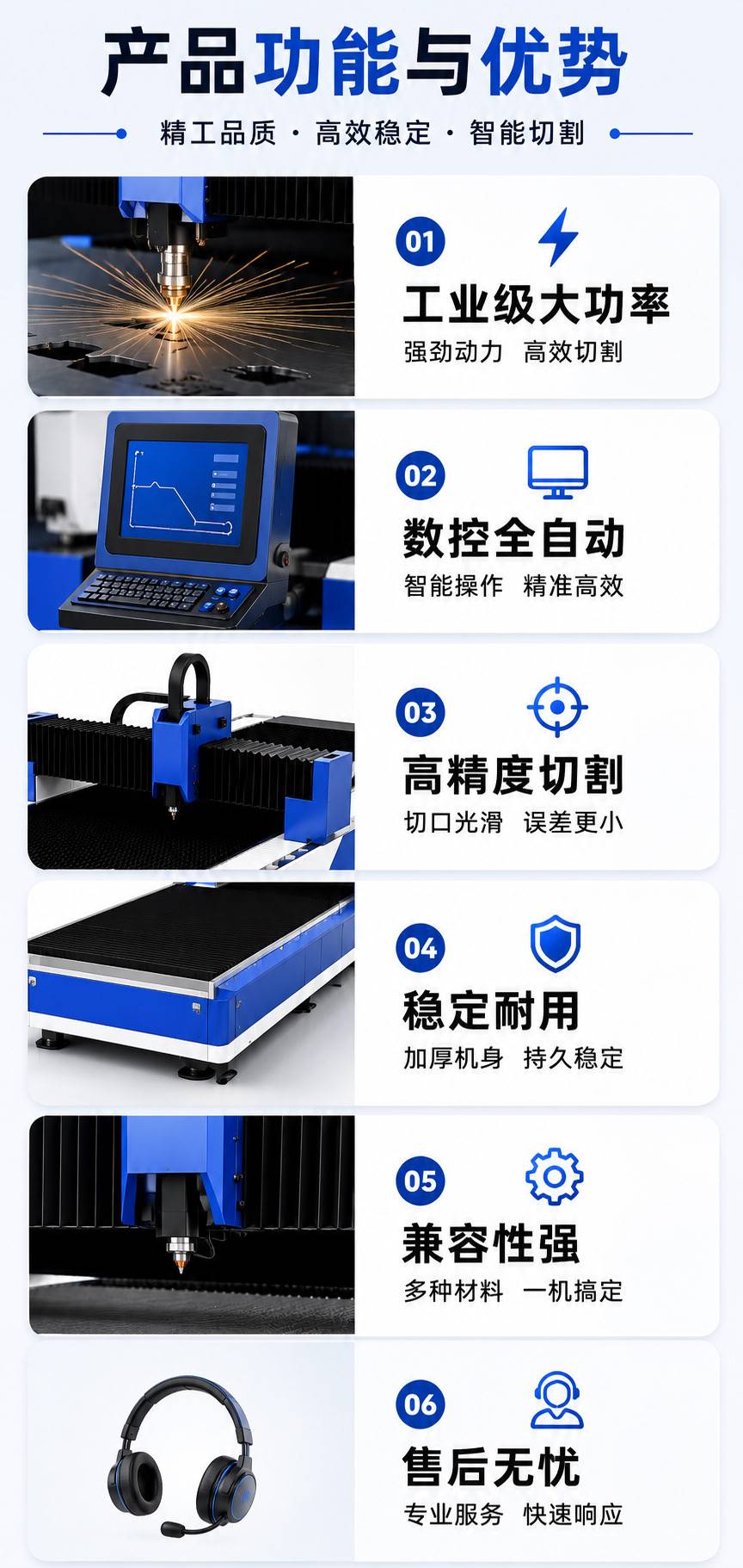 大功率光纤激光切割机_工业厚板光纤激光切割设备厂家-苏州兆展数控