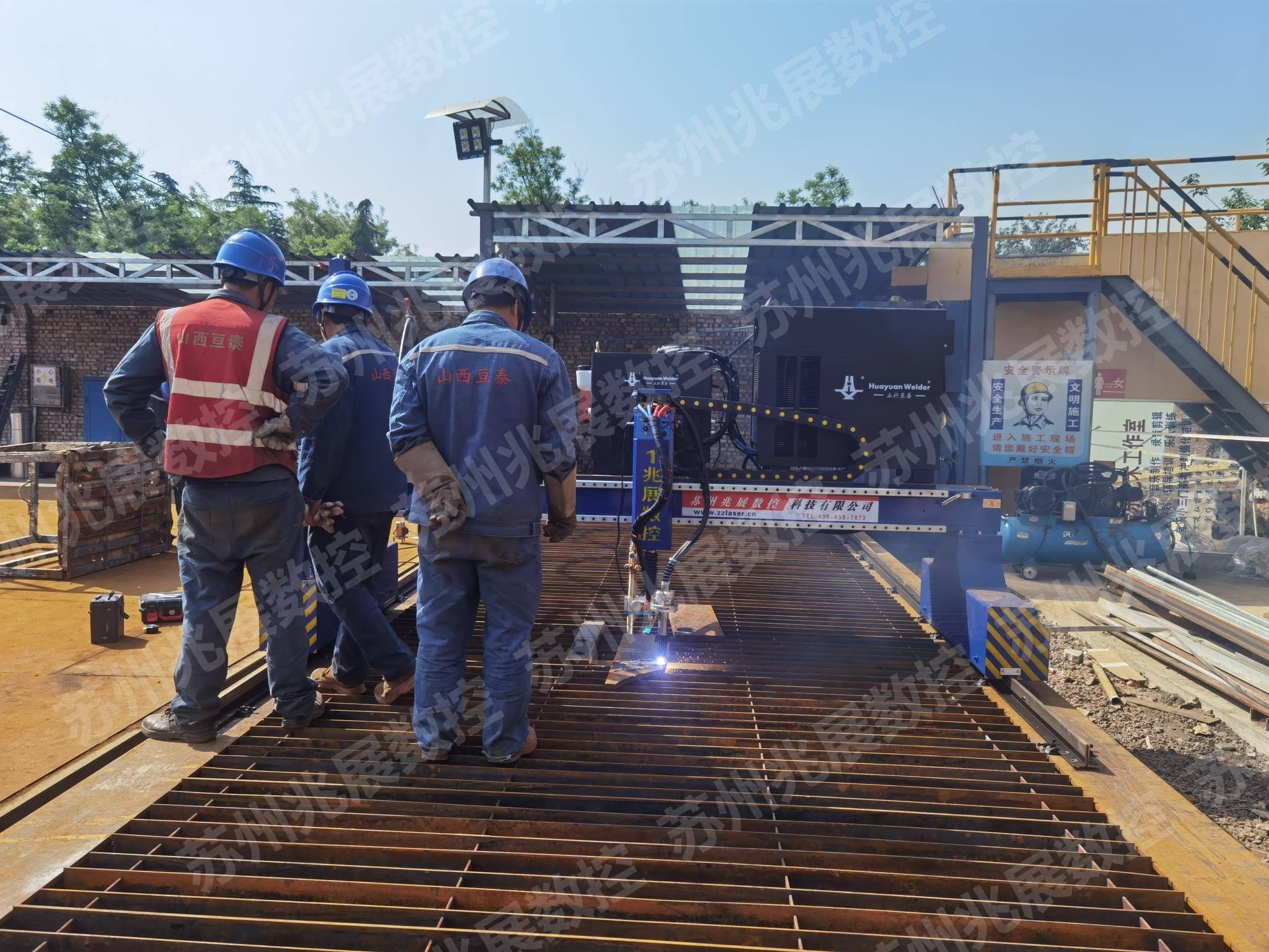 山西运城铝厂工程公司客户现场照片