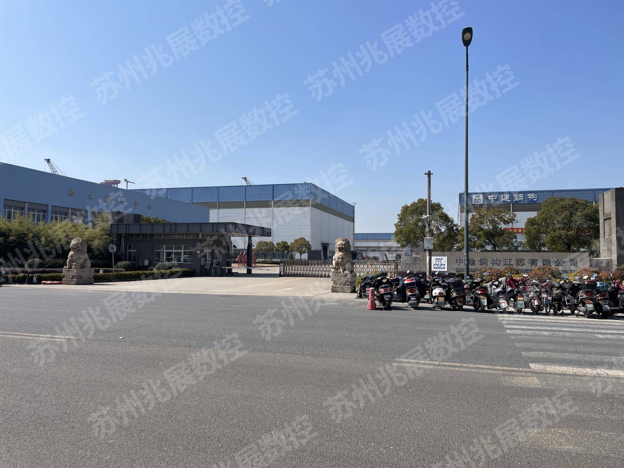 江苏中建钢构有限公司与苏州兆展数控公司展开合作 江苏中建钢构有限公司与苏州兆展数控公司展开合作