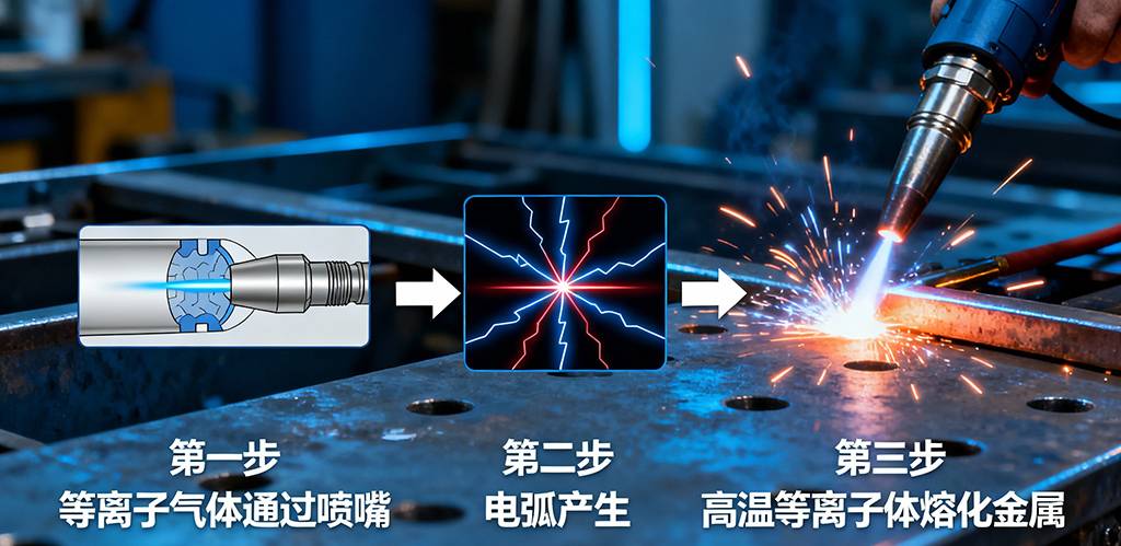 数控等离子切割机工作原理